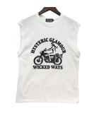 ヒステリックグラマー HYSTERIC GLAMOUR WICKED WAYS ノースリーブ Tシャツ カットソー 2025SS ホワイト 白 S 02251CR04