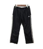 アディダス adidas adidasbloom ウインドブレーカー パンツ 裏フリース サイドライン ブラック 黒 M S03534