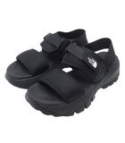 ザノースフェイス THE NORTH FACE ホワイトレーベル ヘキサ ラックス サンダル HEXA LUX SANDAL 厚底 ストラップ NS98Q14J ブラック 黒 24cm