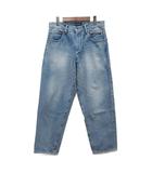 ディセンダント DESCENDANT 1995 WIDE ワイド デニム パンツ ジーンズ ダメージ加工 ブルー 青 2