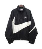 ナイキ NIKE ビッグスウッシュ ナイロン ジャケット ブラック ホワイト 黒 白 M