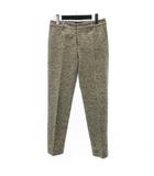 インディヴィ INDIVI コットン パンツ ストレッチ 38 グレー系 250729E ■F