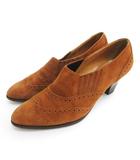 ラルフローレン RALPH LAUREN スエード ブーティ パンプス 23cm キャメル 250710E 靴