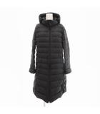 ユニクロ UNIQLO ウルトラライトダウンフーデッドコート ジップアップ L 黒 ブラック 212-439709 /JS