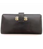 バリー BALLY 長財布 二つ折り レザー 黒 ブラック /UO ■GY99