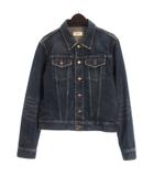 セリーヌ CELINE エディ期 クラシック トラッカー デニム ジャケット ダメージ加工 2Q002643E インディゴ M ☆AA★