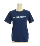 バーバリー BURBERRY ロゴ Tシャツ カットソー 半袖 ブルー XS