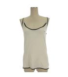 ポールスミス ブラック Paul Smith BLACK キャミソール ニット ホワイト ブラック M 250828E