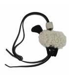 ロエベ LOEWE フェルト シープ 羊モチーフ チャーム ホワイト ■GY09