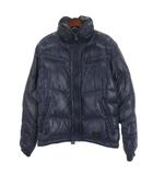 ダウン ジャケット ジップアップ ネイビー L 251128E