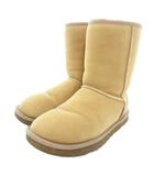アグ オーストラリア UGG australia ムートンブーツ スエード レザー 23cm 黄 イエロー /JS