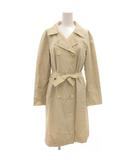 マックス&コー MAX&CO. トレンチコート ロング 36 ベージュ ダブルブレスト ベルト付き /GV ■GY43