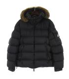 モンクレール MONCLER MARQUE マルク ダウンジャケット フーディ コヨーテファー D20914137825 53227 ネイビー 1