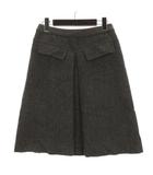 ポールスミス ブラック Paul Smith BLACK ウール スカート 38 グレー 251021E ■GY43