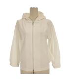 エムズグレイシー M'S GRACY ジップアップ パーカー 38 ホワイト 251023E