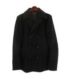 トゥモローランド TOMORROWLAND ピーコート Pコート カシミヤ混 ブラック M 251121E
