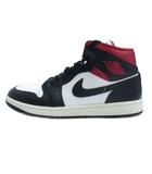 ナイキ NIKE AIR JORDAN 1 MID エアジョーダン1 スニーカー 26.5cm Black Gym Red ブラック BQ6472-061