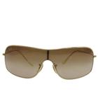 レイバン RAY BAN サングラス ワンレンズ フルフレーム ゴールドカラー