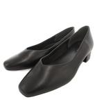 グローバルワーク GLOBAL WORK パンプス スクエアトゥ L 黒 ブラック /FF