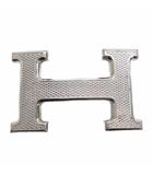 エルメス HERMES Hギヨシェ バックルのみ シルバーカラー ☆AA★