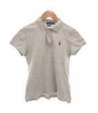 ポロ ラルフローレン POLO RALPH LAUREN ポロシャツ ポニー刺繍 半袖 S グレー /FF ■FF