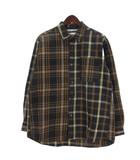 ホワイトマウンテニアリング White Mountaineering CHECK BIG SHIRT チェック シャツ 長袖 1 ブラック WM1973104