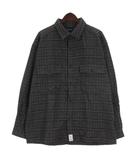 ディセンダント DESCENDANT VANNING PLAID LS SHIRT チェックシャツ 長袖 242TQDS-SHM02 ネイビー系 3