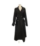 ハレ HARE タグ付き フェイクファー ドッキング コート ロング ブラック F