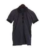 ジョンガリアーノ JOHN GALLIANO ポロシャツ 半袖 ネイビー S ☆AA★