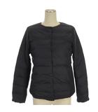 無印良品 良品計画 ダウン ジャケット ノーカラー ネイビー M