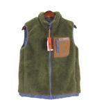 クリフメイヤー KRIFF MAYER K.MAYER ひっくりベスト ジャケット リバーシブル フリース ジップアップ 150 キッズ 2417835K カーキ