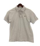 ラコステ LACOSTE ポロシャツ 半袖 ライトグレー US S