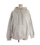 エムエスジーエム MSGM オーバーフィット ロゴ スウェット フーディ パーカー 裏起毛 XS グレー