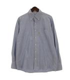 ボタンダウン シャツ 長袖 アウトドアウェア ブルー M 251121E
