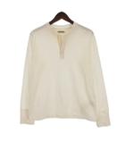 桃太郎ジーンズ MOMOTARO JEANS ヘンリーネック Tシャツ 長袖 ホワイト S 251125E