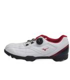 ミズノ MIZUNO LIGHT STYLE スパイク スニーカー ダイヤル式 51GM196014 ホワイト 25.5