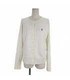 ポロ ラルフローレン POLO RALPH LAUREN ニット カーディガン コットン 長袖 L ホワイト