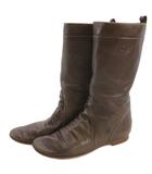 エバゴス EBAGOS 月ヲ想ウ レザーブーツ ブラウン 3 23cm 23.5cm