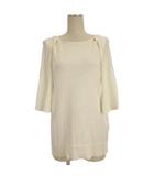 グレースクラス GRACE Class ケープスリーブ ニット 36 ホワイト 251201E