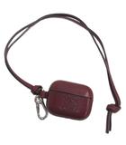 ロエベ LOEWE アナグラム AirPods Pro用 エアポッズプロ用 ケース レザー ボルドー