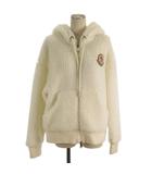 モンクレール MONCLER APERTA CON ZIP アペルタ ボア フリース ジャケット フーディ I20938G00032 ホワイト S