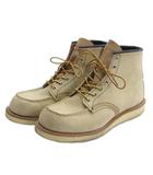 レッドウィング REDWING 8173 アイリッシュセッター ブーツ スエード USA製 ベージュ系 25.5cm