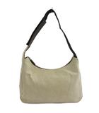 プラダ PRADA 三角プレート キャンバス ワンショルダーバッグ ベージュ系 ☆AA★