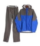 ミズノ MIZUNO ナイロン セットアップ ジャケット パーカー パンツ スポーツウエア ブルー XL ■FF