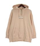 ジェラートピケ gelato pique × BLOOM スウェット パーカー ハーフジップ ピンク M ■FF