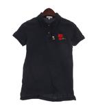 ラコステ LACOSTE × スヌーピー ポロシャツ 半袖 ネイビー 36 ■FF