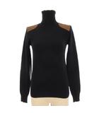 ラルフローレン RALPH LAUREN カシミヤミックス タートルネック ニット 長袖 セーター ネイビー M 260109E ■FF