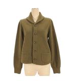 ラルフローレン RALPH LAUREN スウェット カーディガン ジャケット カーキ L 260109E ■FF