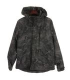  リアルメソッド REAL METHOD カモフラ ジャケット 裏フリース フーディ グレー S ■FF