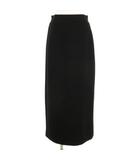 プラステ PLST タック イージー スカート スウェット ブラック L